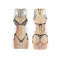 Bikini Body Dress | Checkered Bikini | Both Sides | Choose Skin Tone