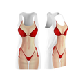 Bikini Body Dress | Red Bikini | Front Only | Choose Skin Tone