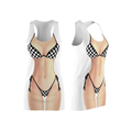 Bikini Body Dress | Checkered  Bikini | Front Only | Choose Skin Tone